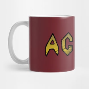 Butt-Head AC/DC Distressed - Gold Mug